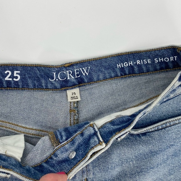 J.Crew High Rise Jean Shorts size 25 - Picture 5 of 10